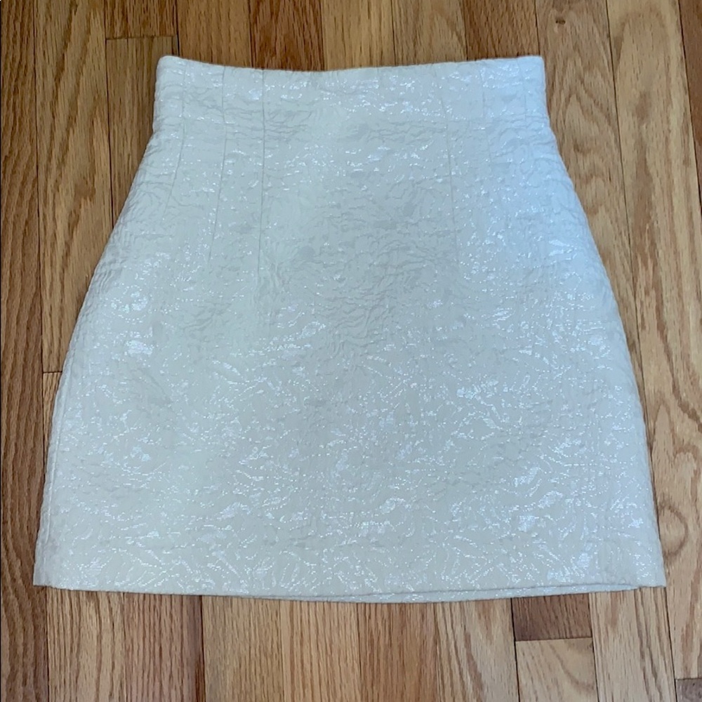 White H&M skirt